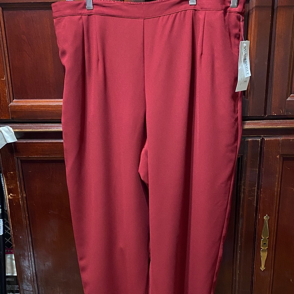 Maggie McNaughton vintage plus size 3X Elegant Red Women's Pants